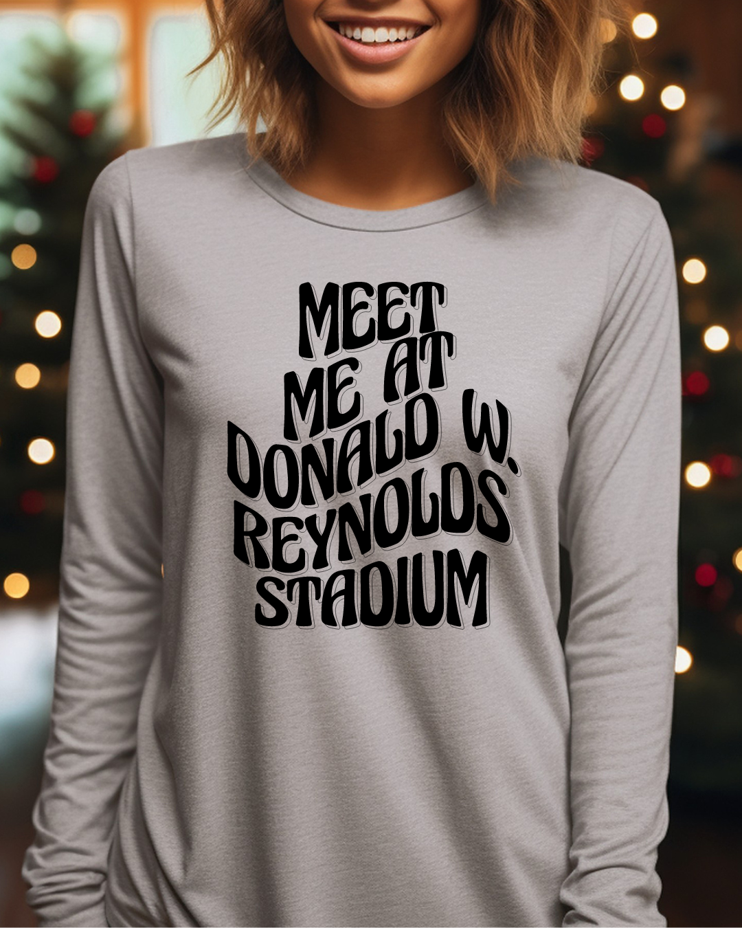 Meet me at Reynolds Stadium Adult Long Sleeve Tee