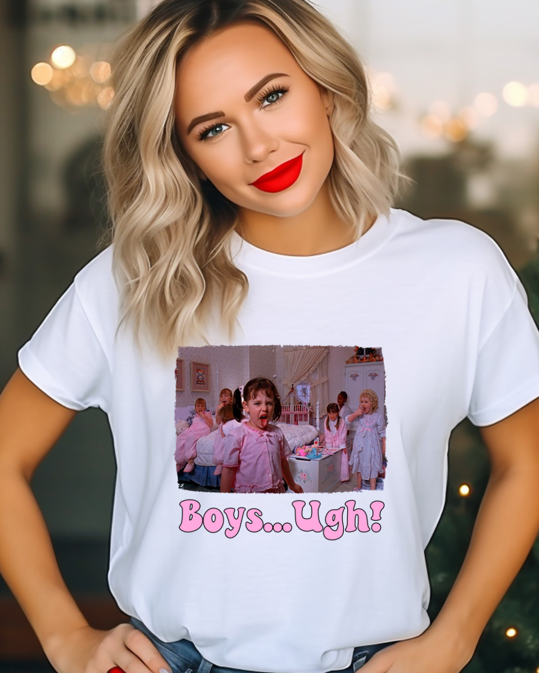 Boys UGHHHH Valentines Adult Tee