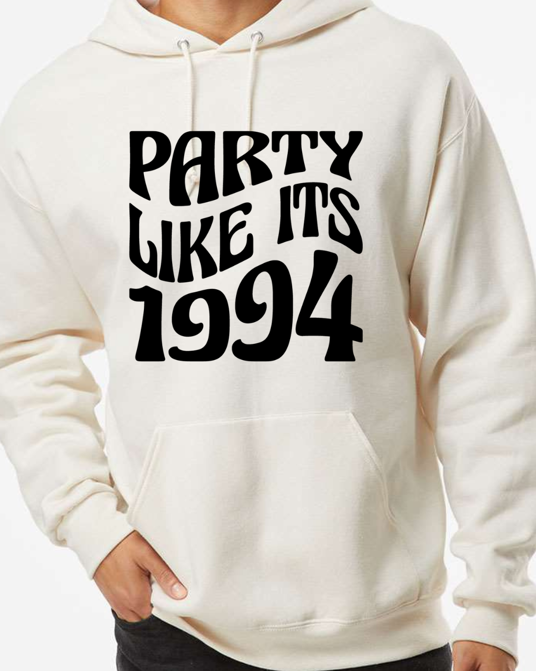 Party Like It's 1994 Arkansas Basketball Adult Hoodie (BLACK)