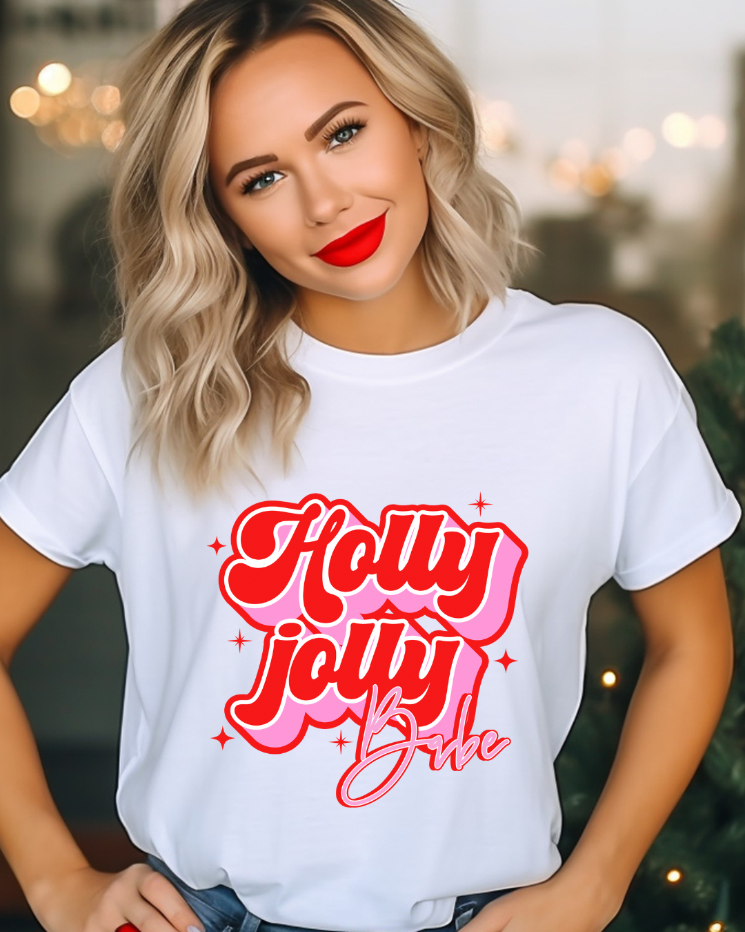 Holly Jolly Babe Graphic Tee