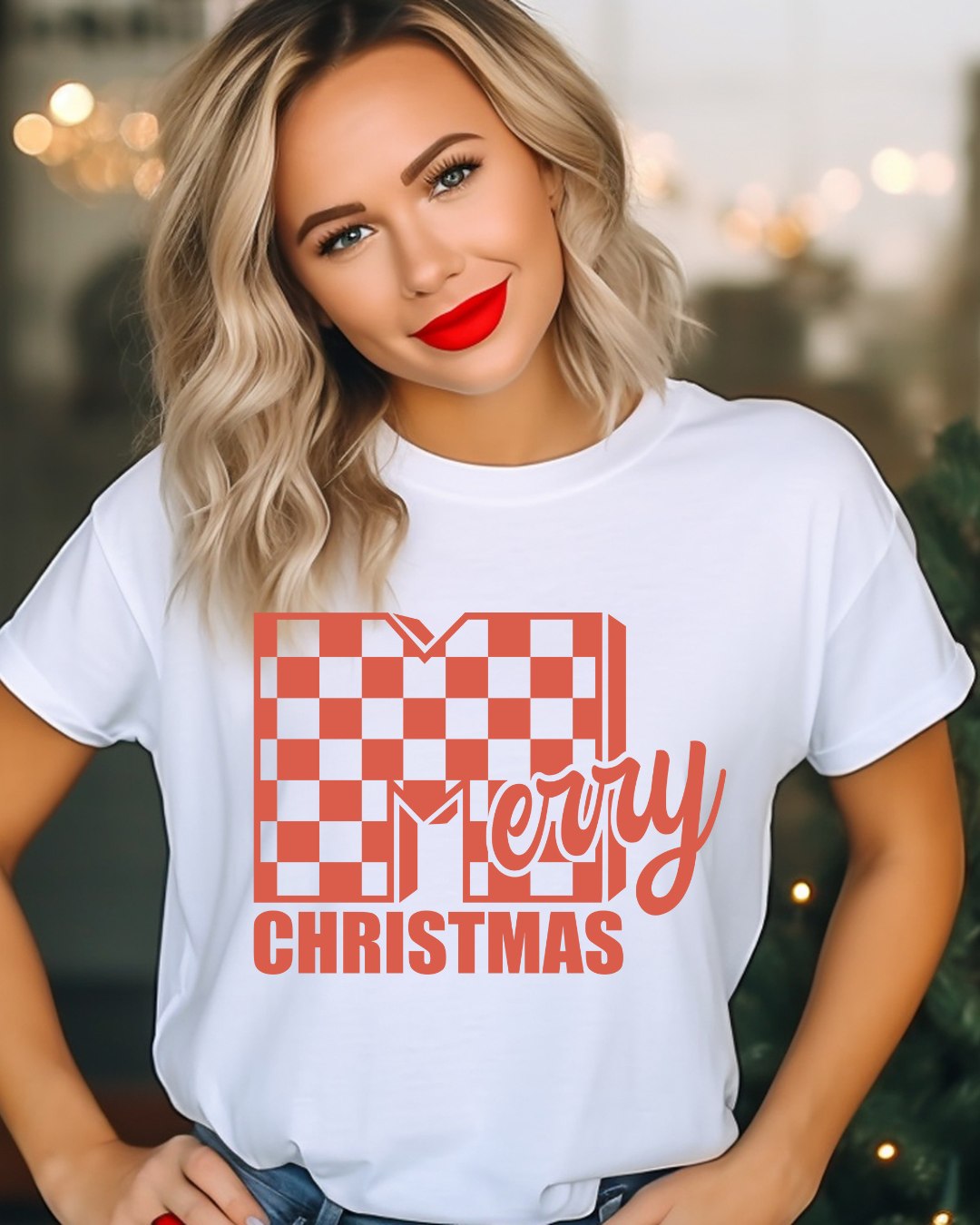 MTV Merry Christmas (Red) Adult Tee