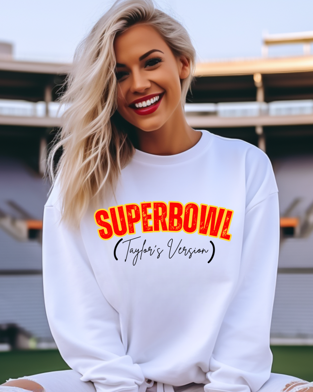 Superbowl Taylor's Version NFL X Taylor Crewneck Pullover