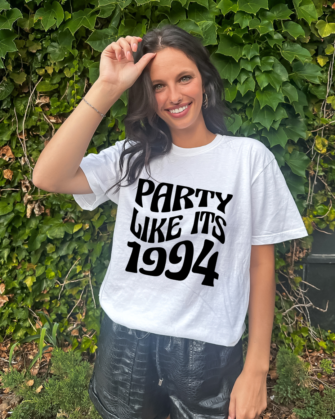 Party Like It's 1994 Arkansas Basketball Adult Tee (BLACK)