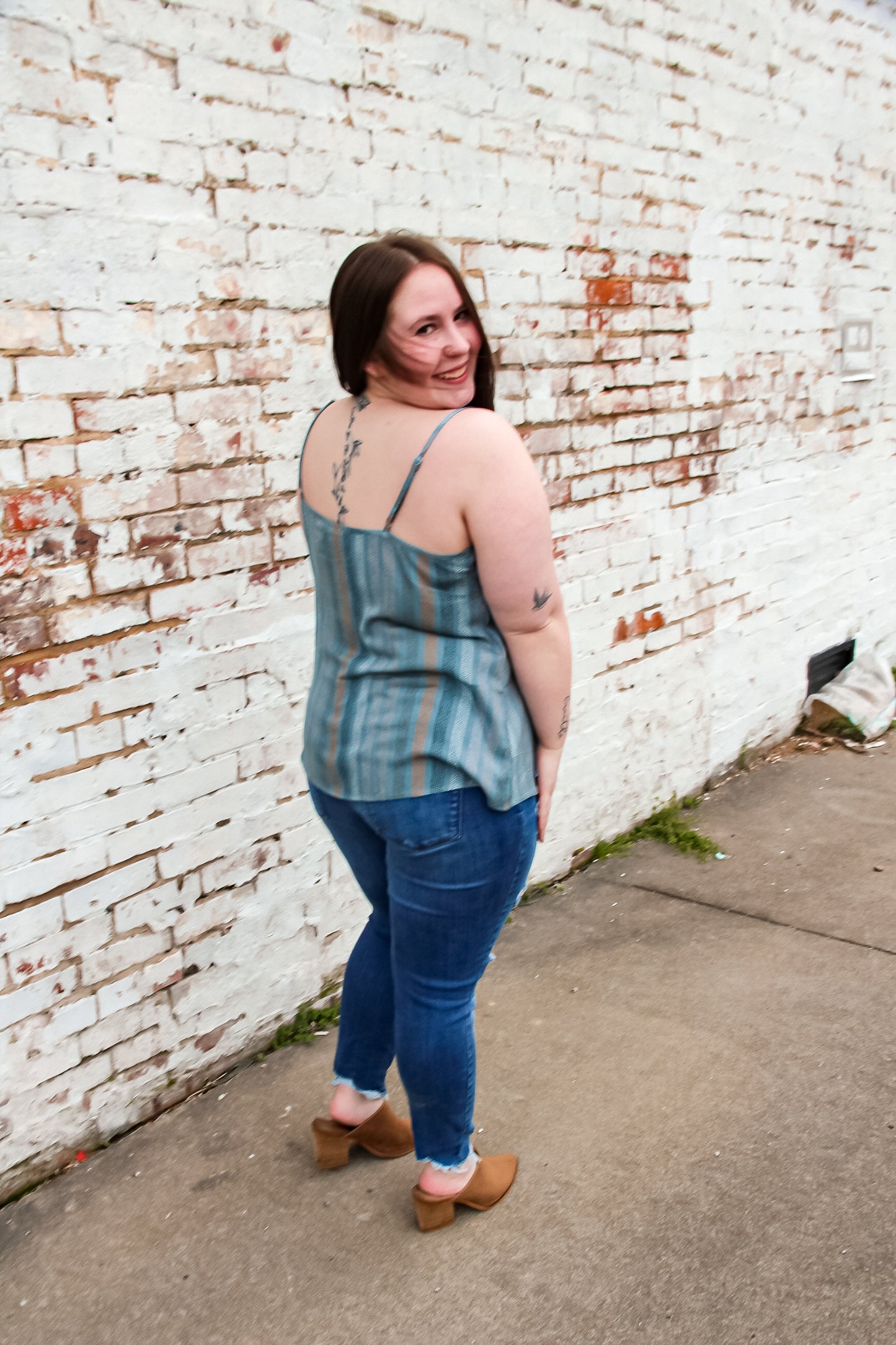 Slow Down Summer Striped Cami