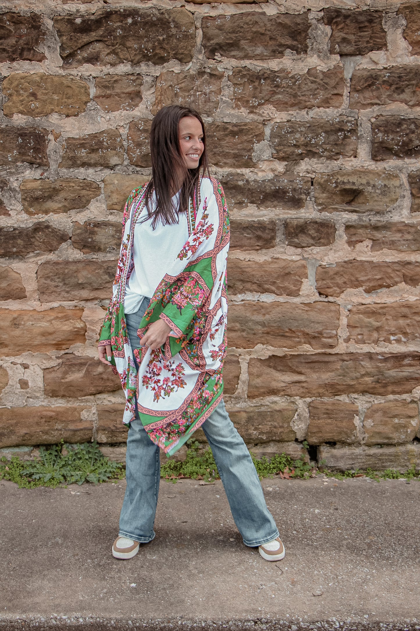 Made For Memories Printed Kimono