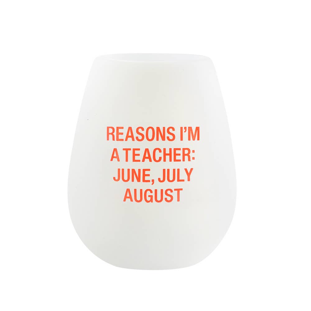 Silicone Teacher Wine Cup