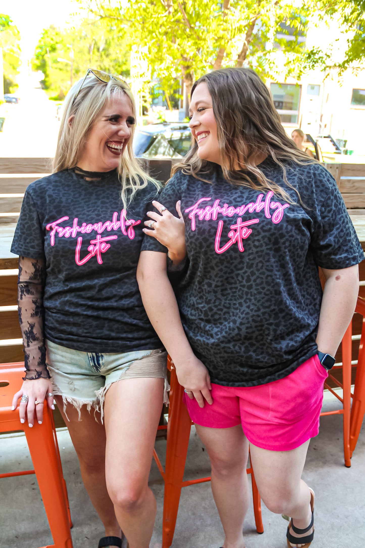 Days Go By Microfiber Shorts (Hot Pink)