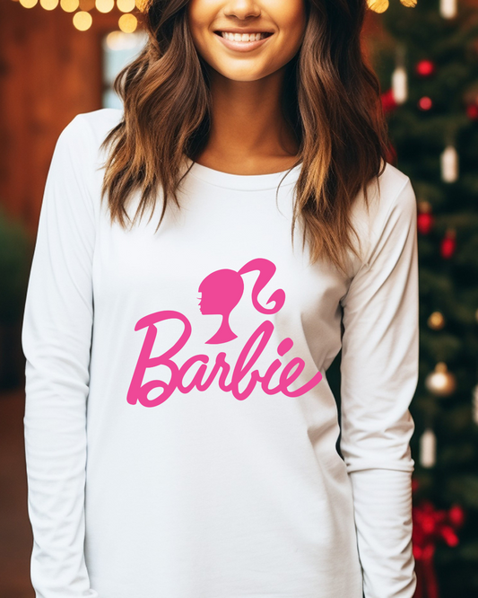 Barbie Adult Long Sleeve Tee