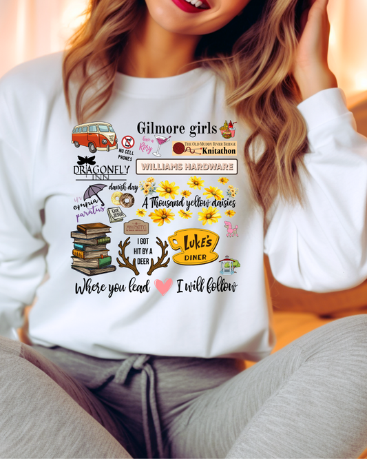 Everything Gilmore Girl Crewneck Pullover