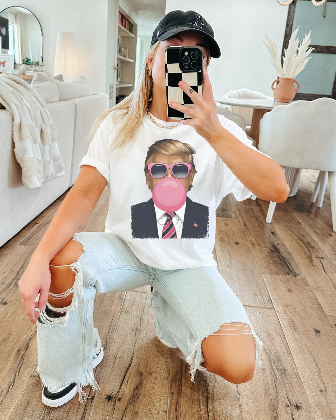 Trump Bubbles Adult Graphic Tee