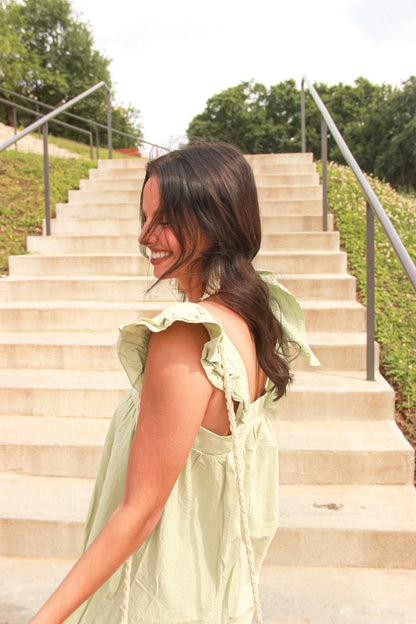 Little Darling Square Neck Dress