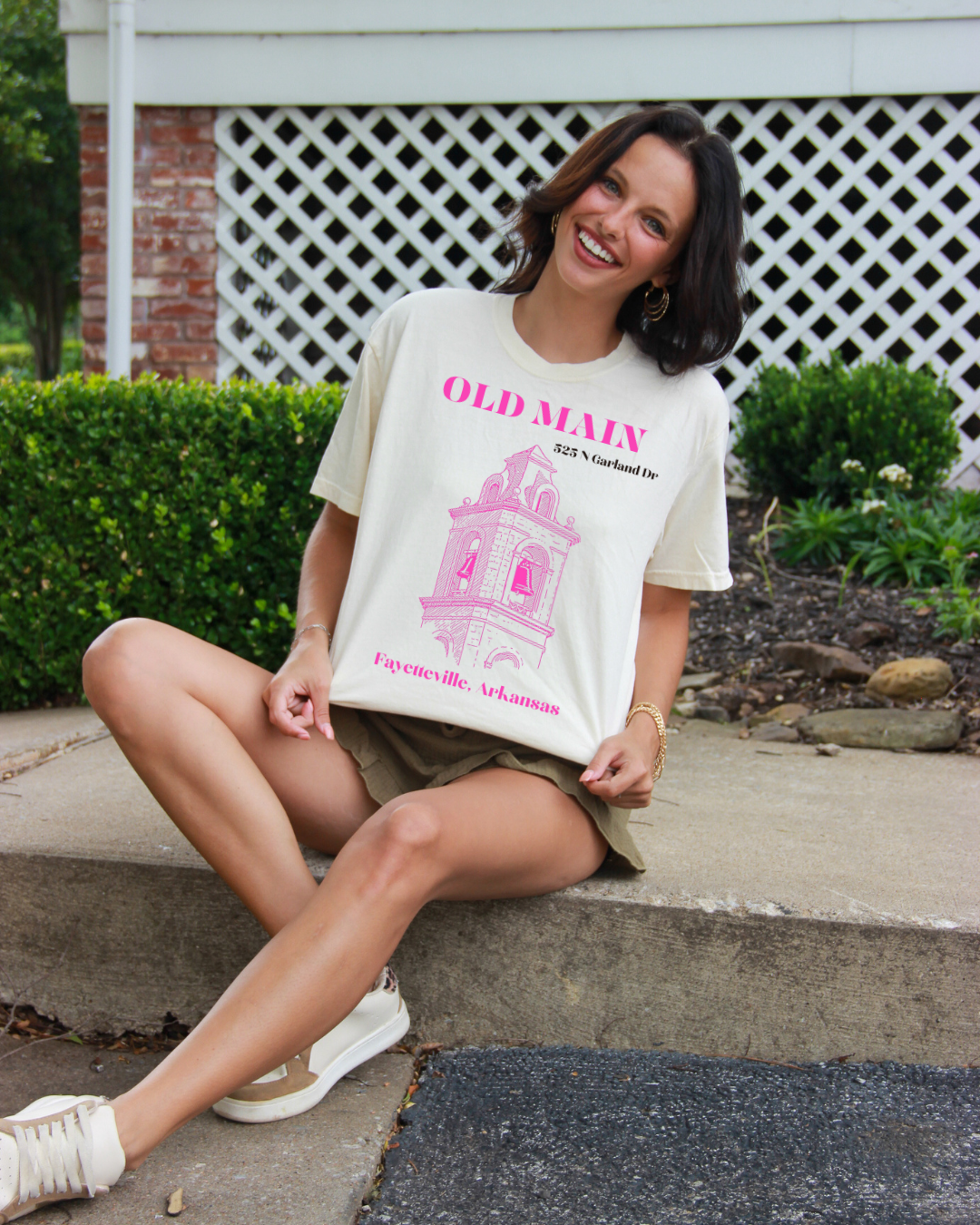 Pink Old Main Graphic Tee