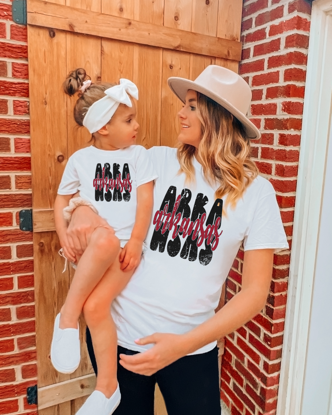 Arkansas Cursive Adult Tee