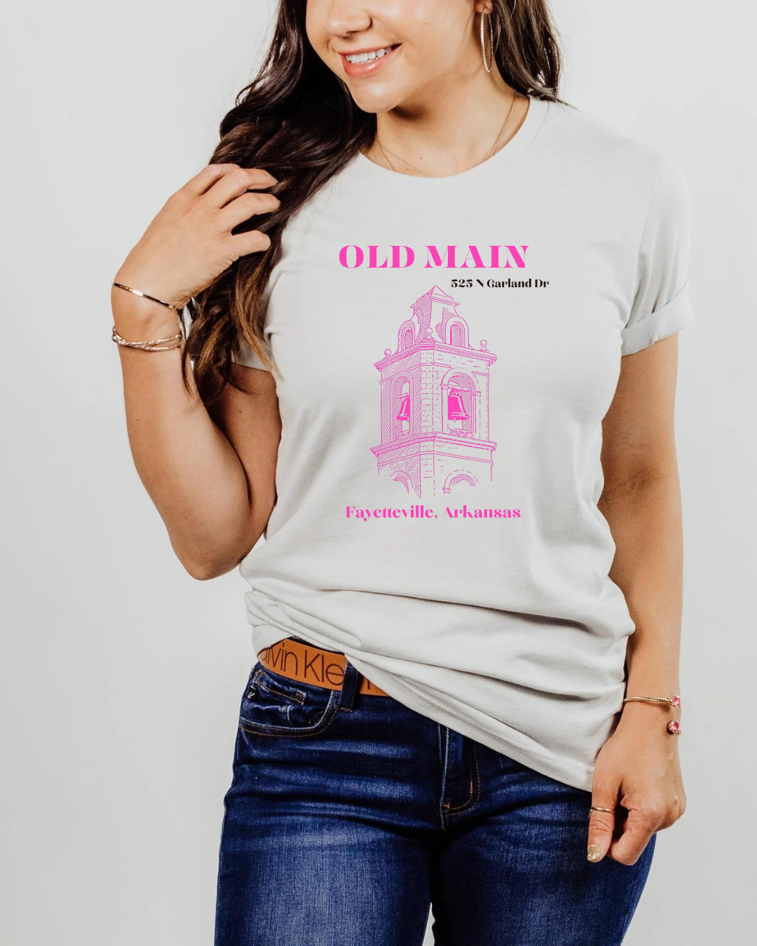Pink Old Main Graphic Tee