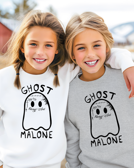 Ghost Malone Spooky Youth Crewneck Pullover