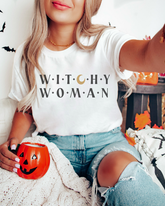 Witchy Woman Spooky Adult Tee