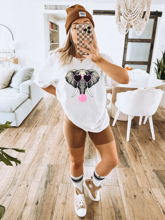 Alabama Elephant Bubble Adult Graphic Tee