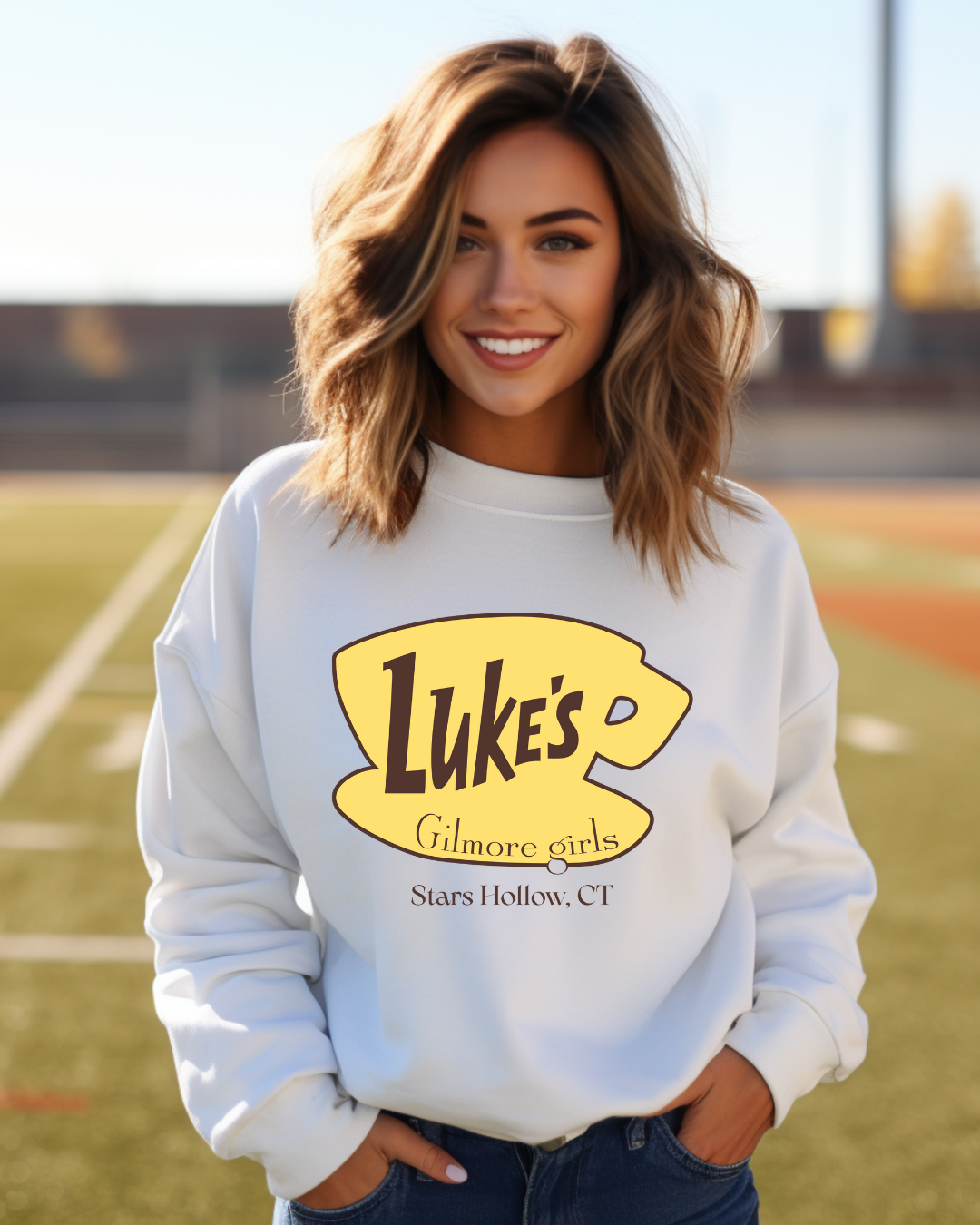 Luke's Diner Gilmore Girl Crewneck Pullover