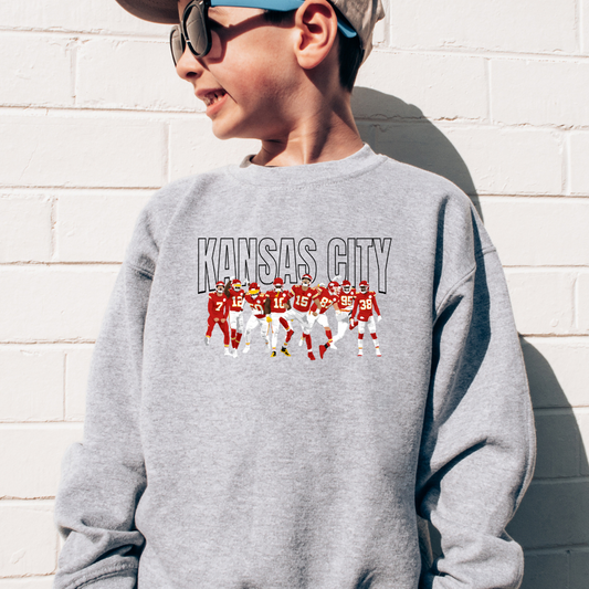 Kansas City Chiefs Team Youth Graphic Sweatshirt
