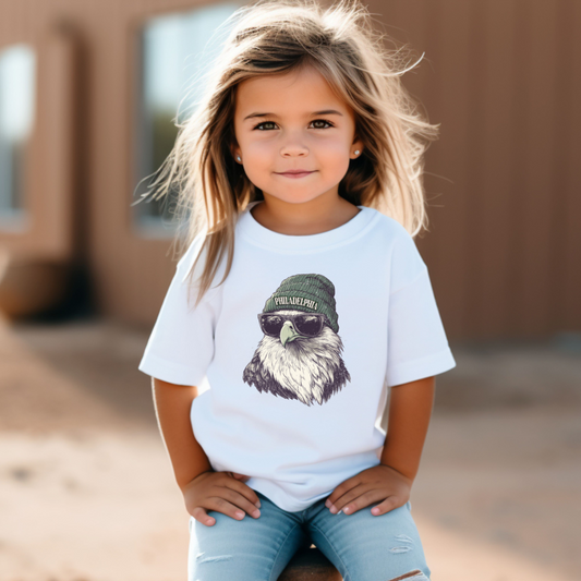 Philadelphia Eagles Beanie Youth Graphic Tee