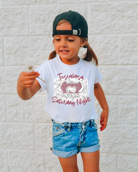 Tuscaloosa Saturday Night Alabama Youth Tee