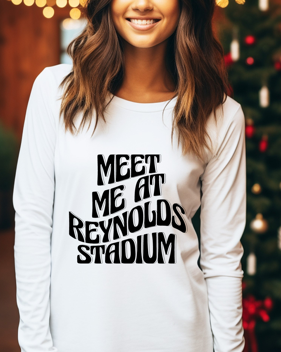 Meet me at Reynolds Stadium Adult Long Sleeve Tee