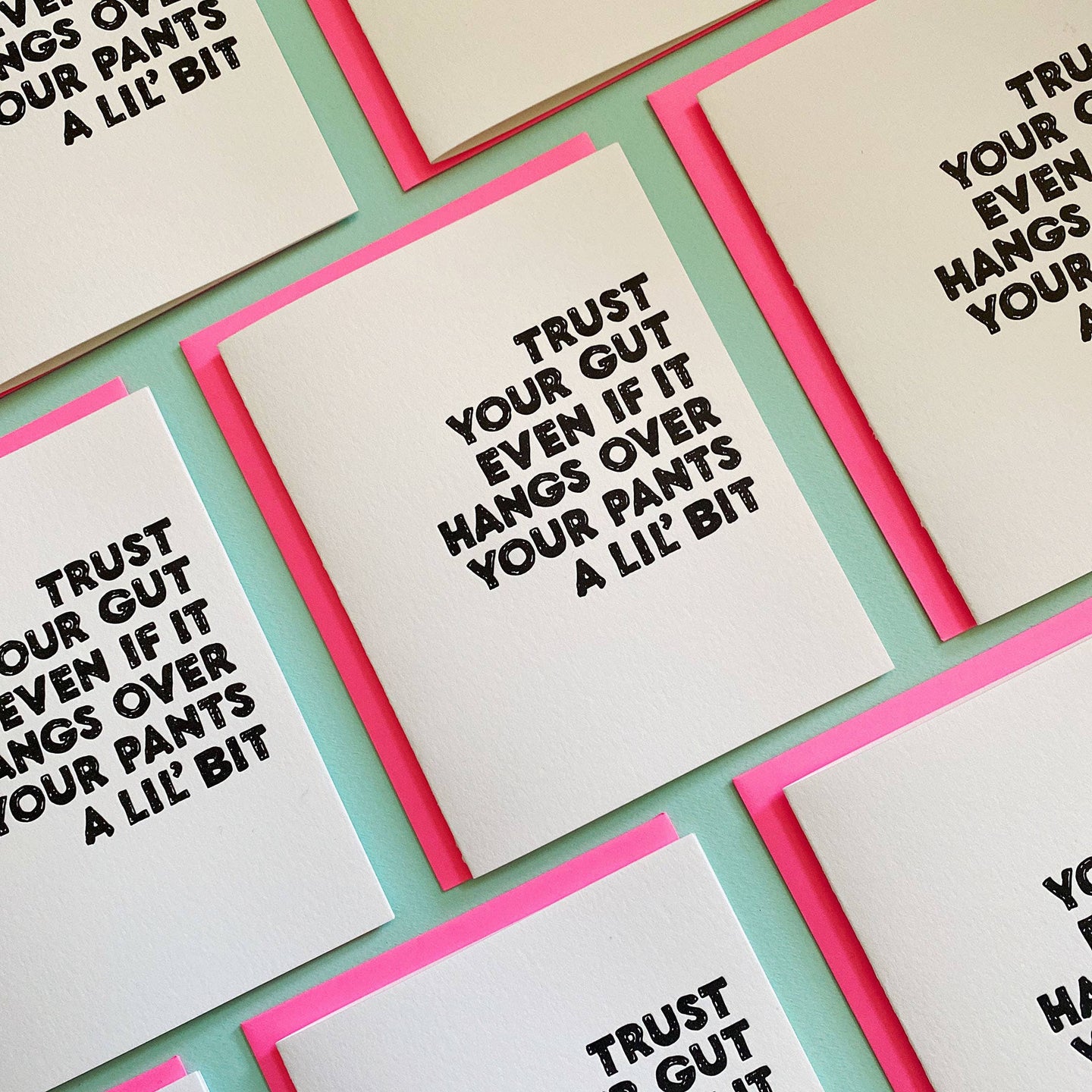 TRUST YOUR GUT - friendship card
