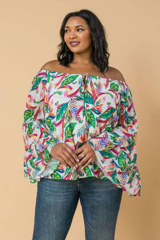 Every Effort Made Floral Off Shoulder
