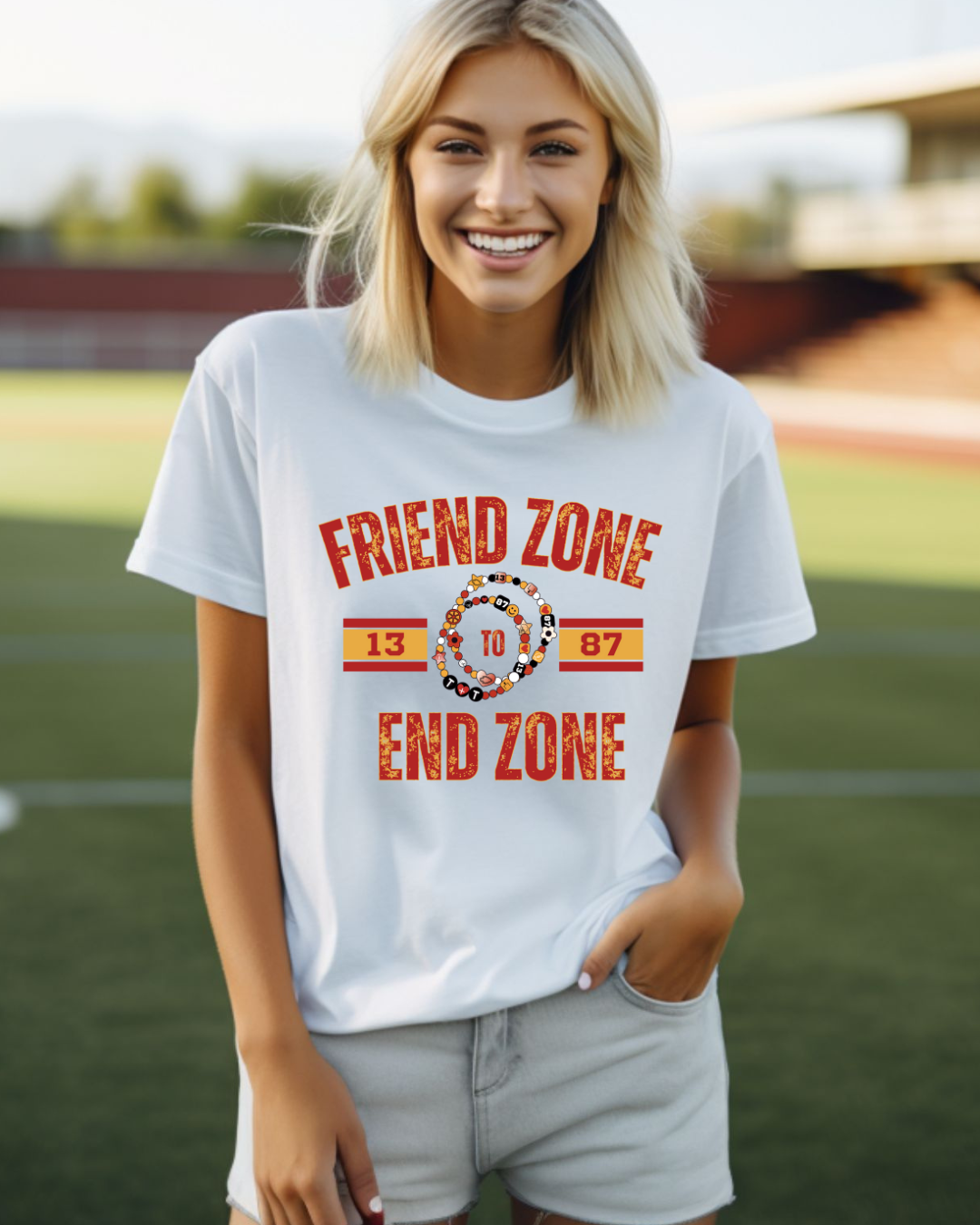 Friend Zone To End Zone NFL X Taylor Adult Tee