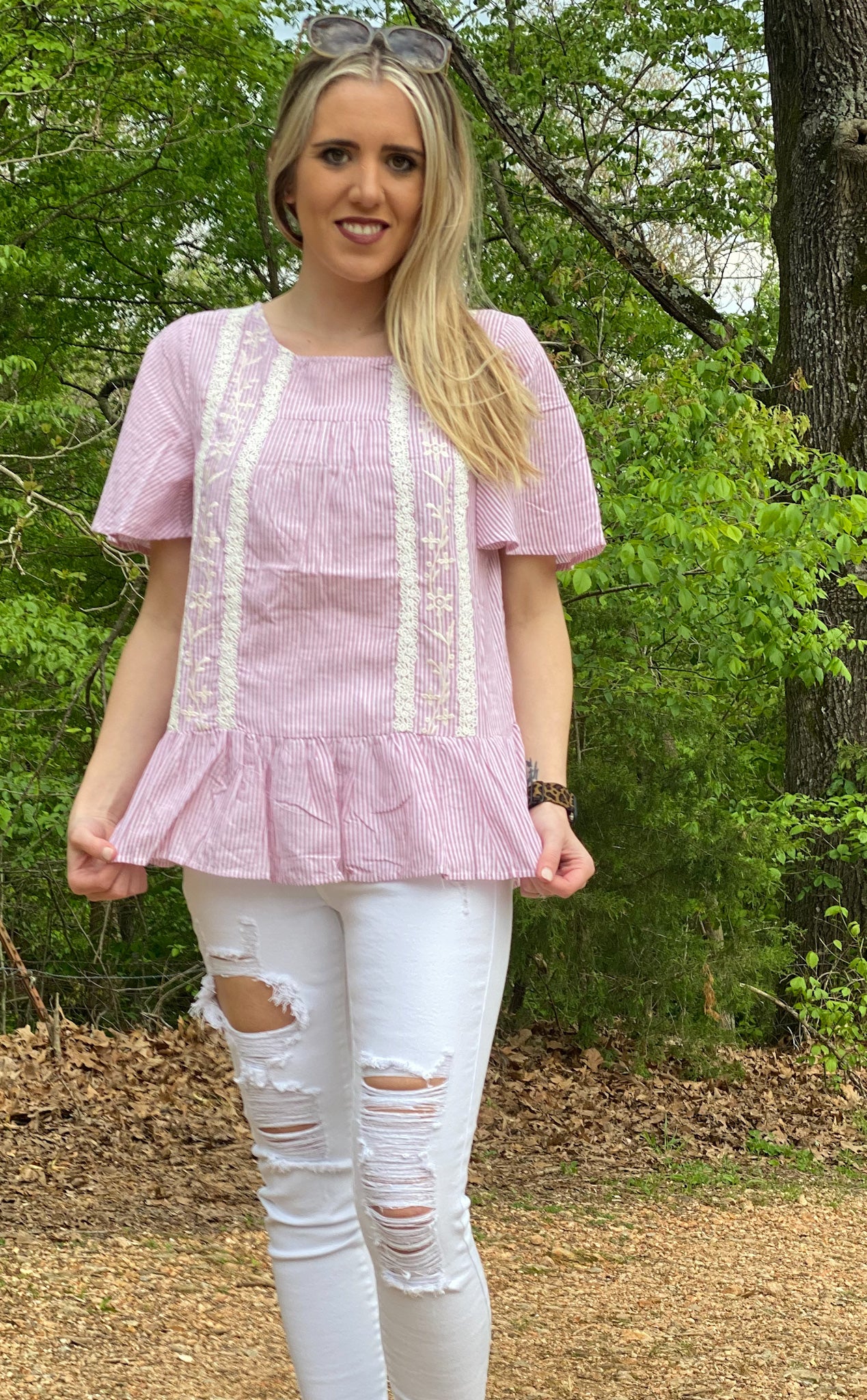 Baby Doll Peplum Top