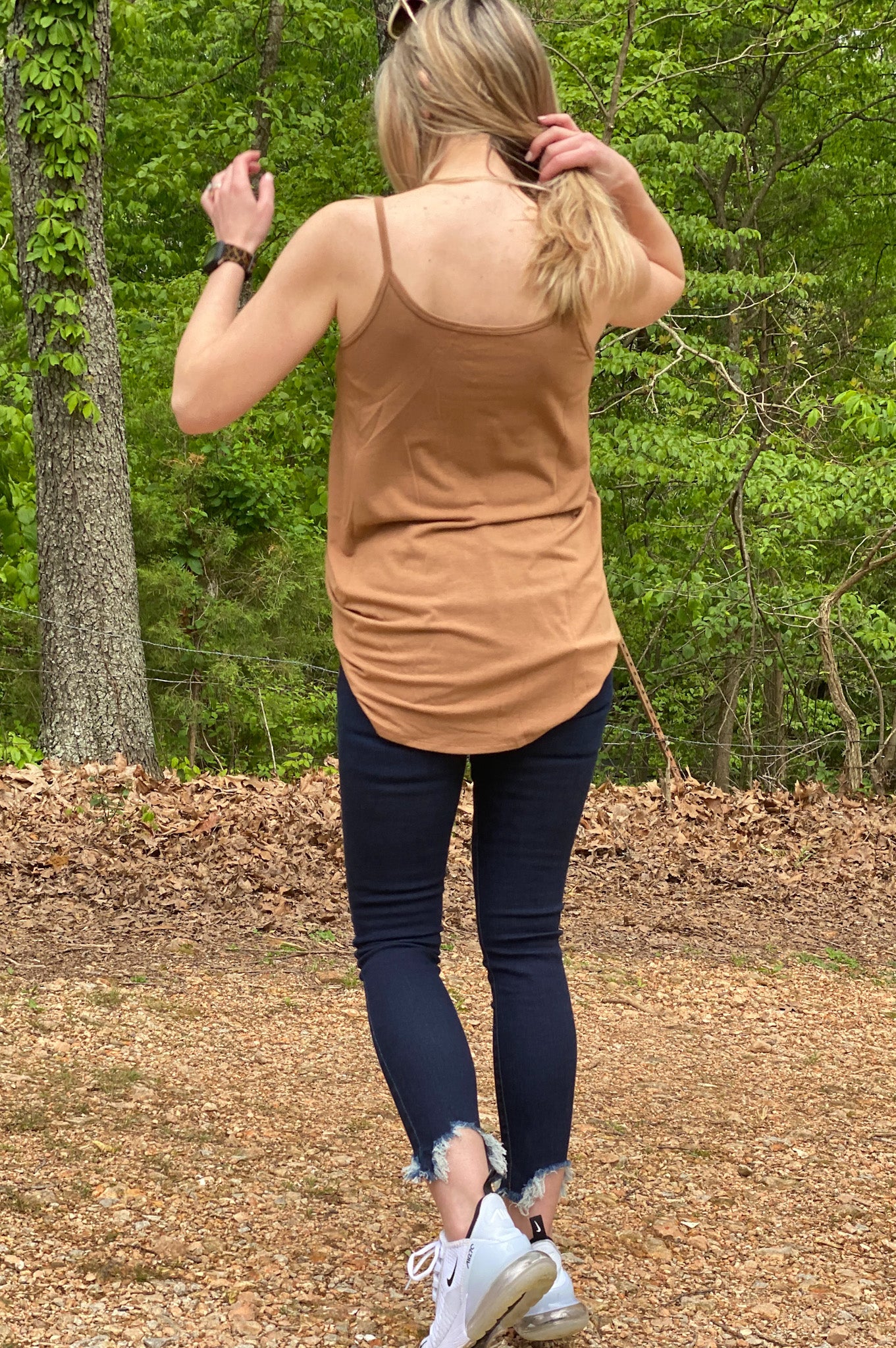 Relaxed Cami in Caramel