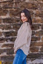 Load image into Gallery viewer, Awaited Love Gingham Button Down Top
