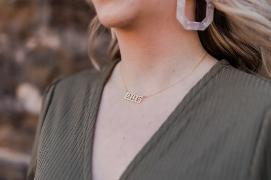 Birth Year Necklaces (Gold)