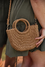 Load image into Gallery viewer, Mini Straw Crossbody Bags (Beige)
