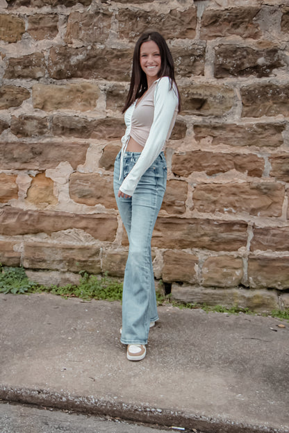 Free to Flourish Long Sleeve Crop