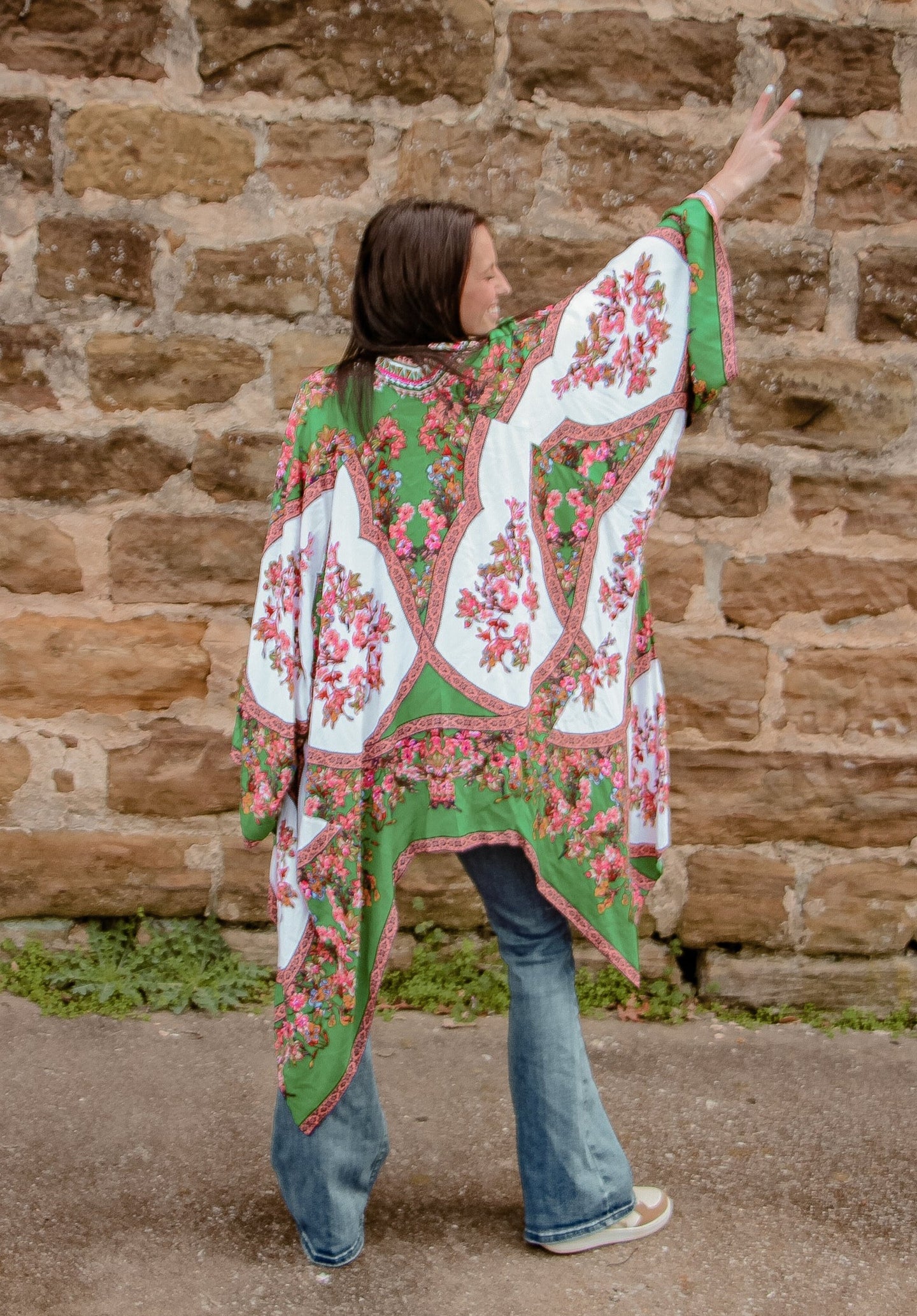 Made For Memories Printed Kimono