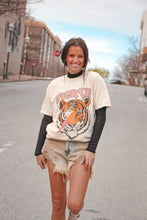 Load image into Gallery viewer, Fierce Vintage Tiger Oversized Graphic Tee
