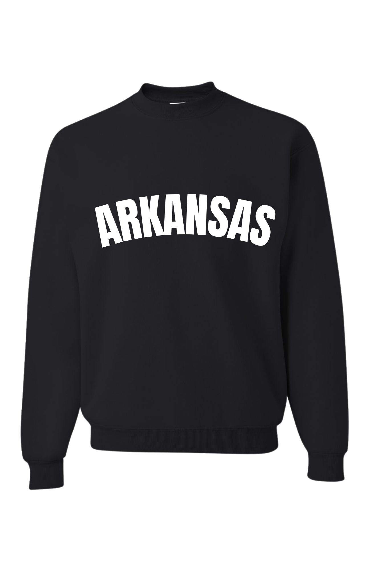 Arkansas Crewneck (Black)
