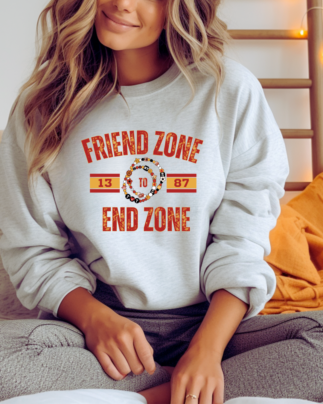 Friend Zone To End Zone NFL X Taylor Crewneck Pullover
