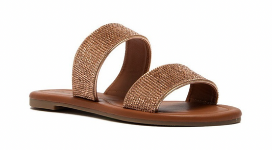 Set Free Sparkle Slide On Flats