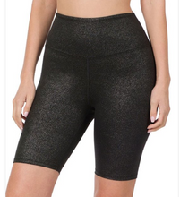 Load image into Gallery viewer, Good Enough For Harley Sparkly Biker Shorts
