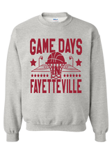Load image into Gallery viewer, Game Days In Fayetteville Sweatshirt
