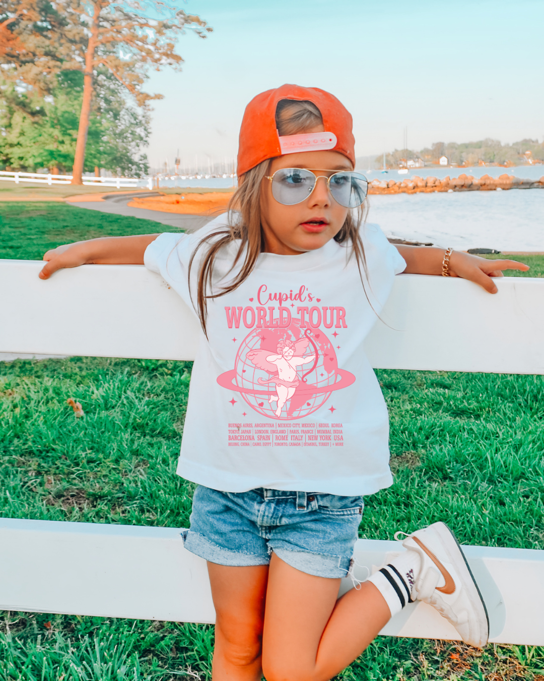 Cupid World Tour Valentines Youth Tee