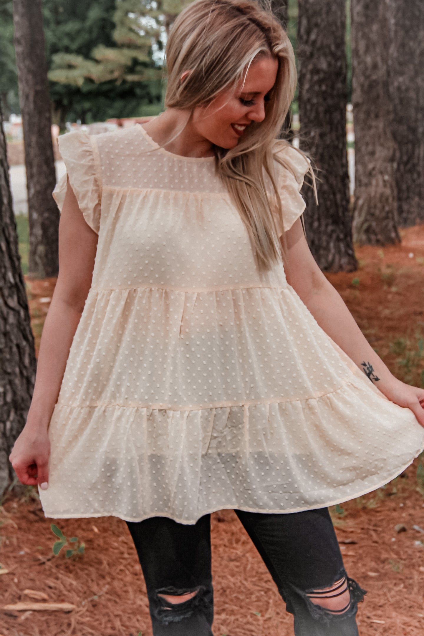 Trusting Myself Textured Top