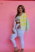 Load image into Gallery viewer, Check My Vibes Crop Cardigan Set
