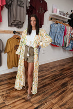 Load image into Gallery viewer, Fantastically Floral Kimono/Duster
